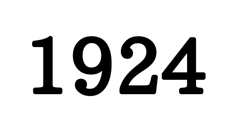 1924年