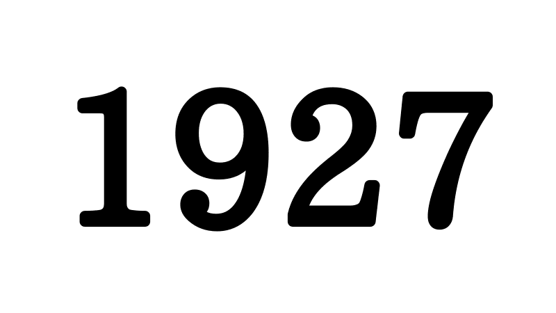 1927年