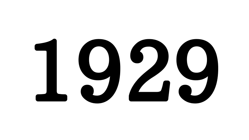 1929年